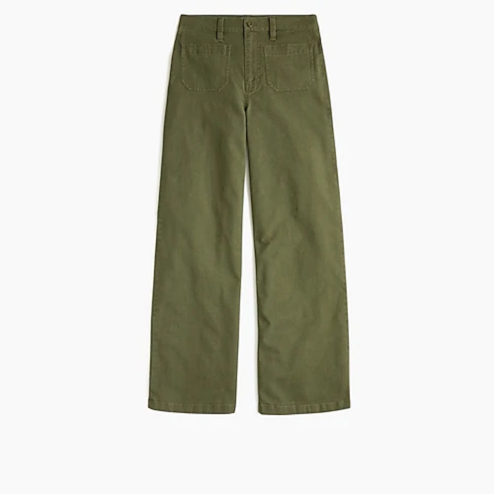 J. Crew Point Sur wide-leg full length pants sz 25